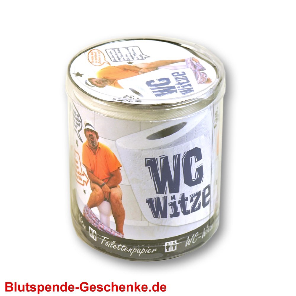 Blutspendegeschenk WC-Witze