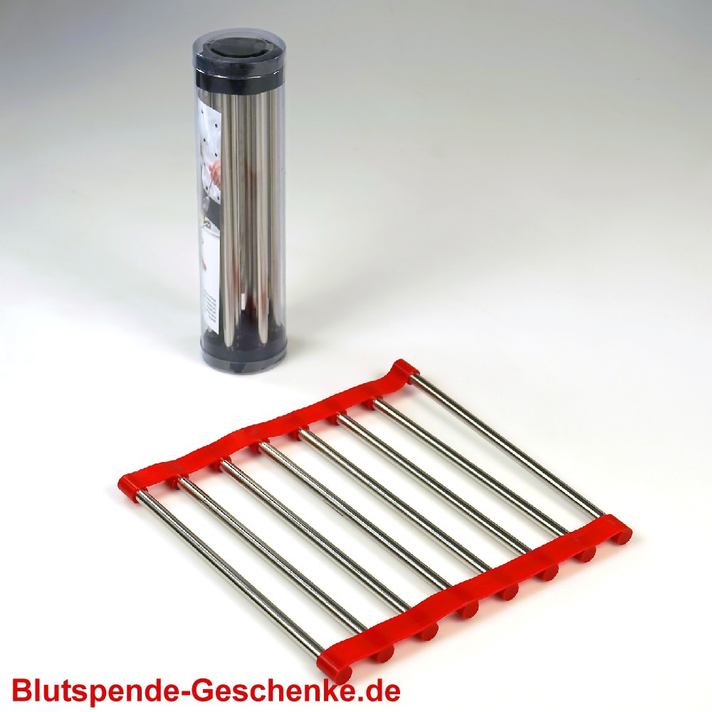 Blutspendegeschenk Topfuntersetzer sortiert