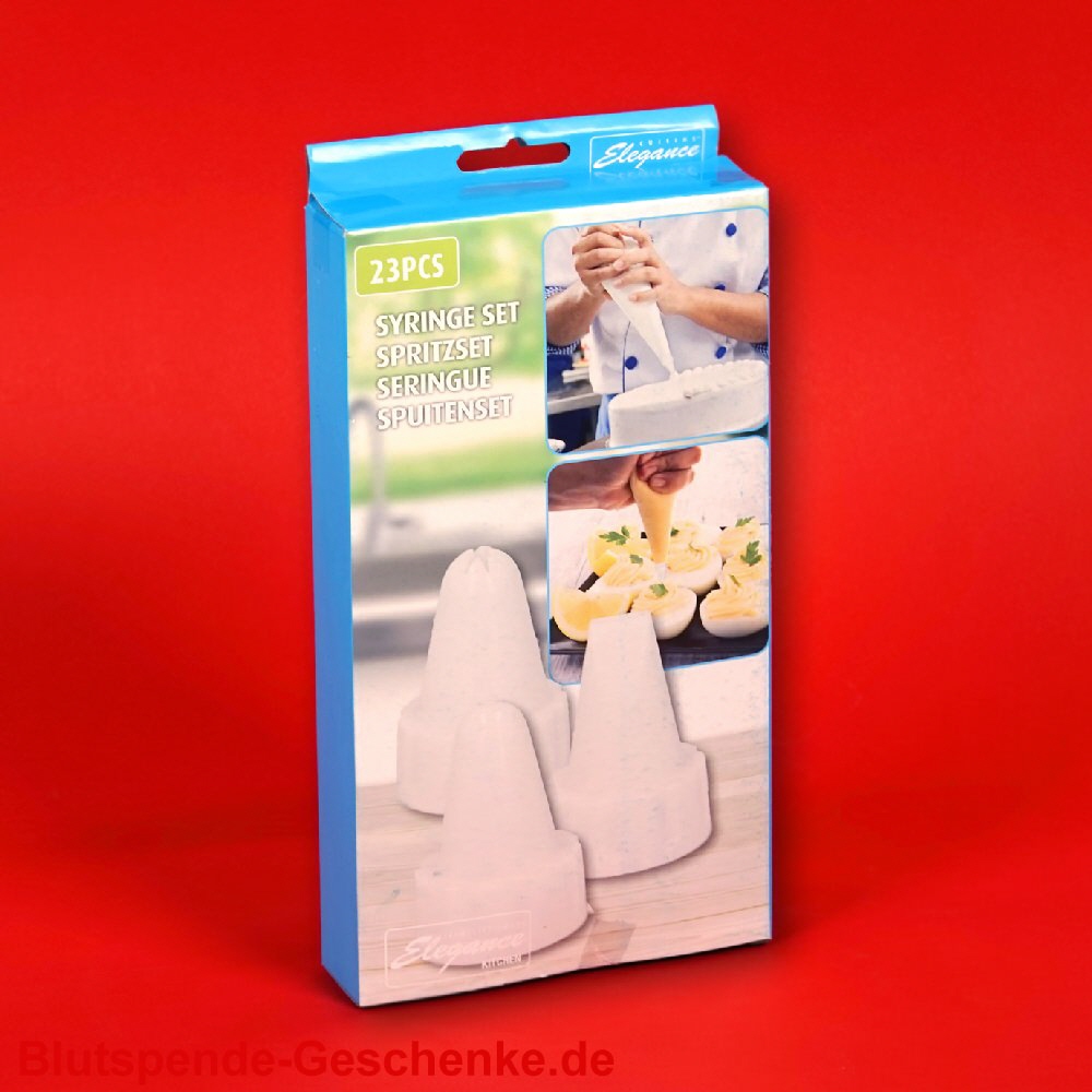 Blutspendegeschenk Torten-Dekorierset