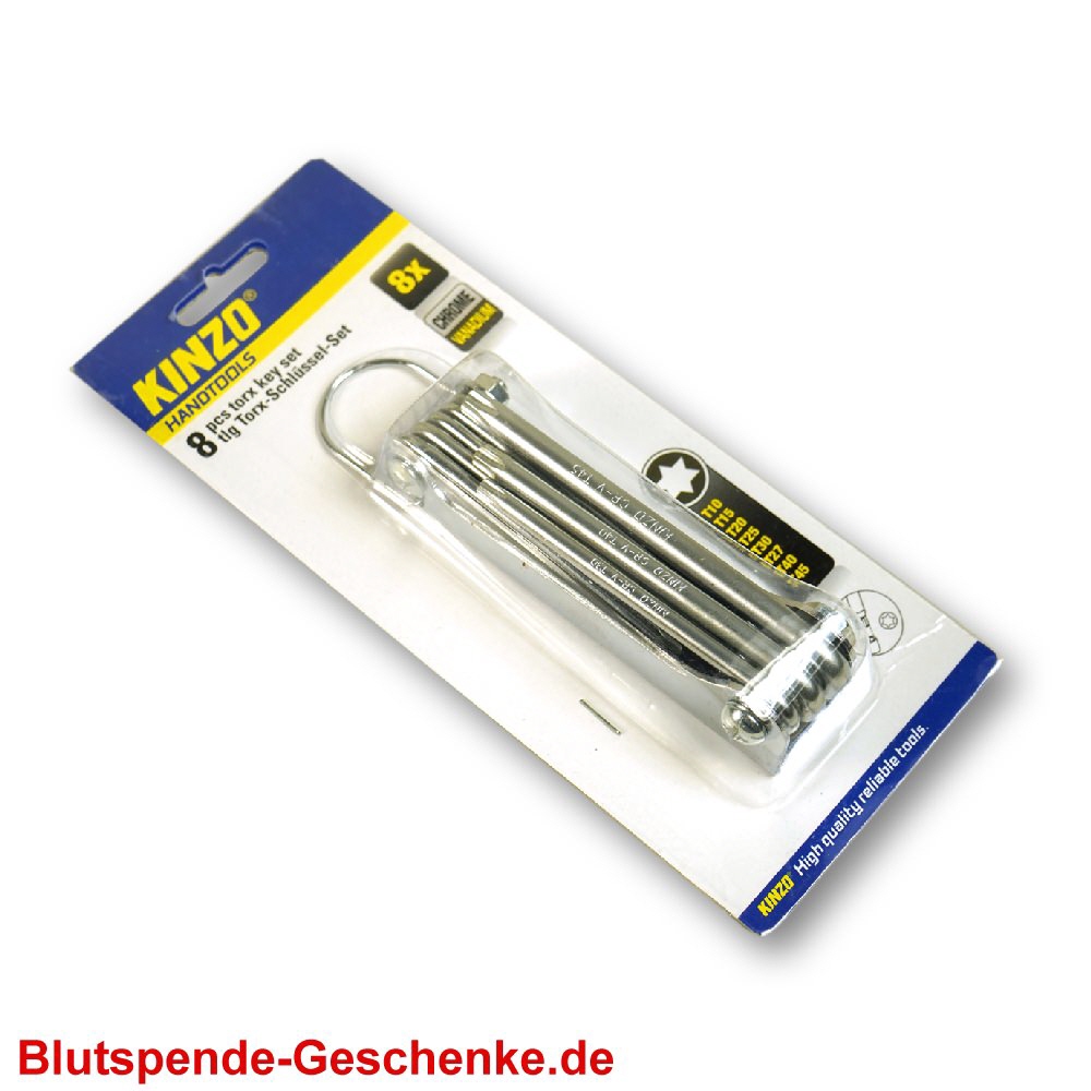 Blutspendegeschenk Torx-Schlüssel-Set