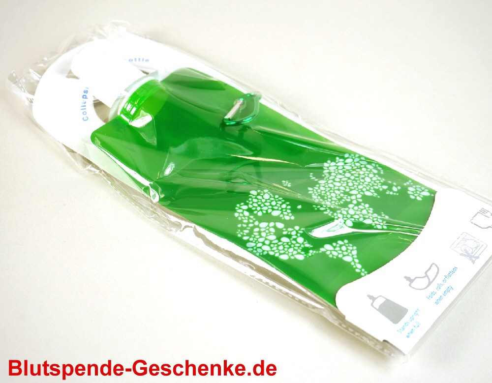 Blutspendegeschenk Faltbare Trinkflasche