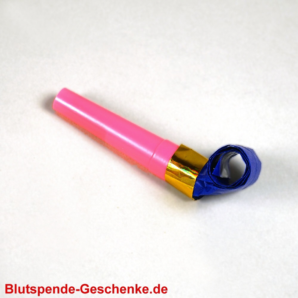 Blutspendegeschenk Mini-Tröte