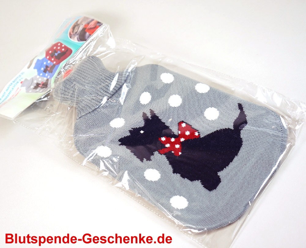 Blutspendegeschenk Wärmflasche gross
