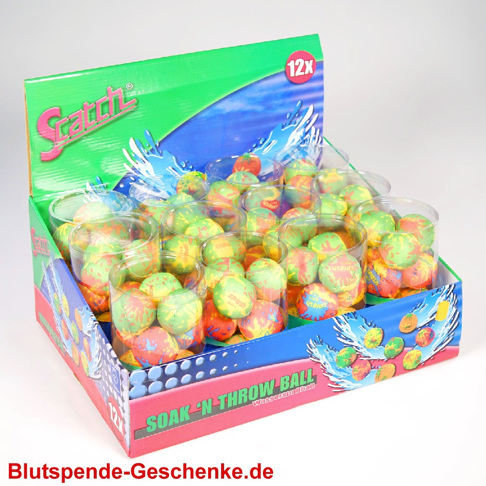 Blutspendegeschenk Wasser-Spassball-Set