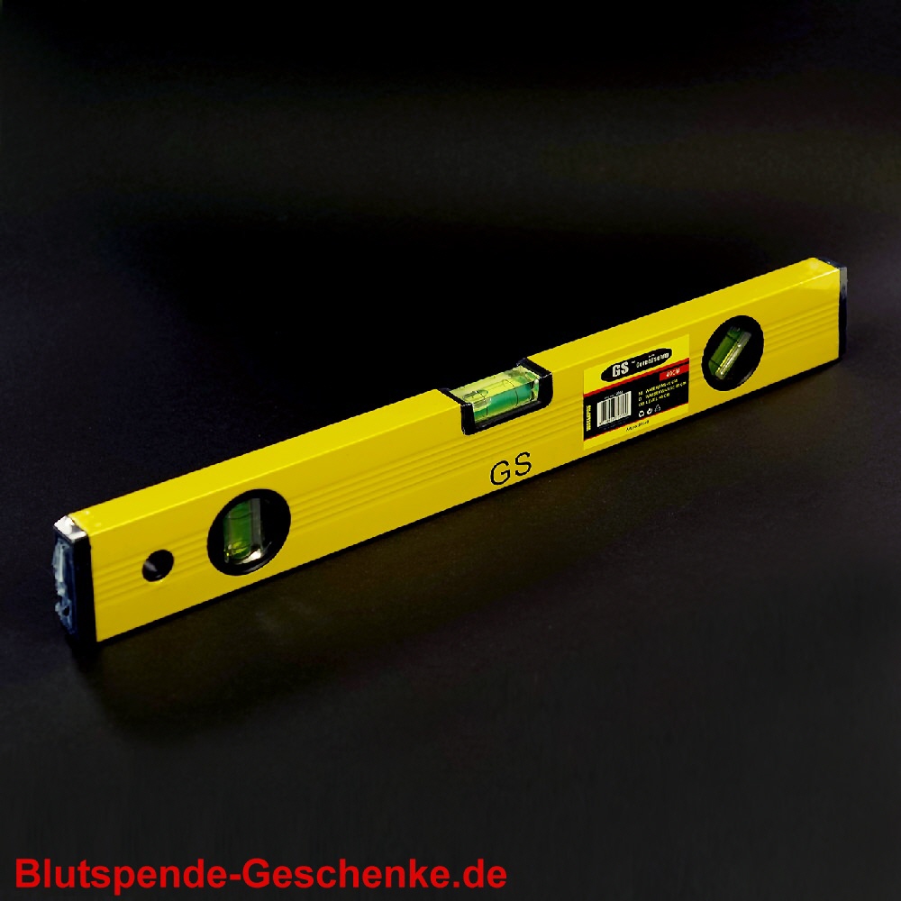 Blutspendegeschenk Wasserwaage