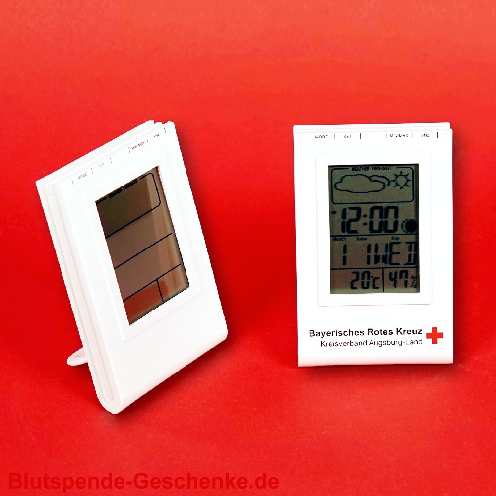 Blutspendegeschenk Wetterstation