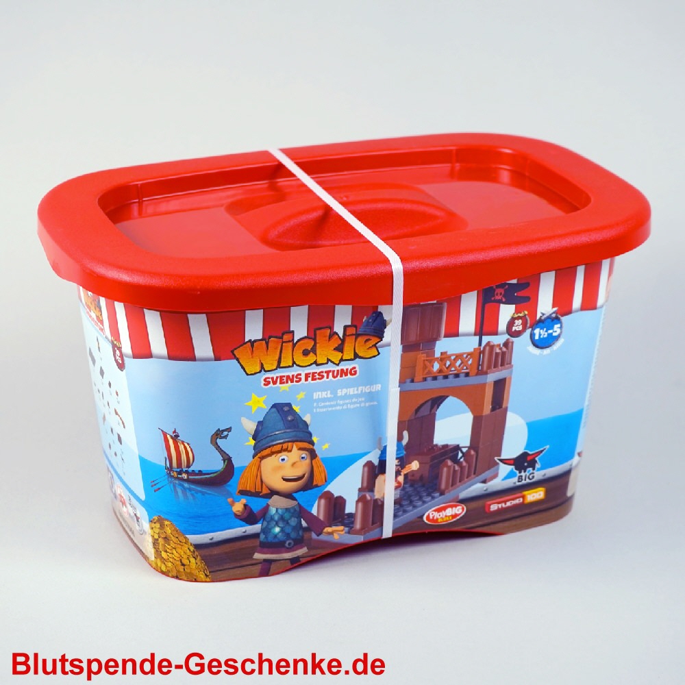 Blutspendegeschenk Spielbox Wickie