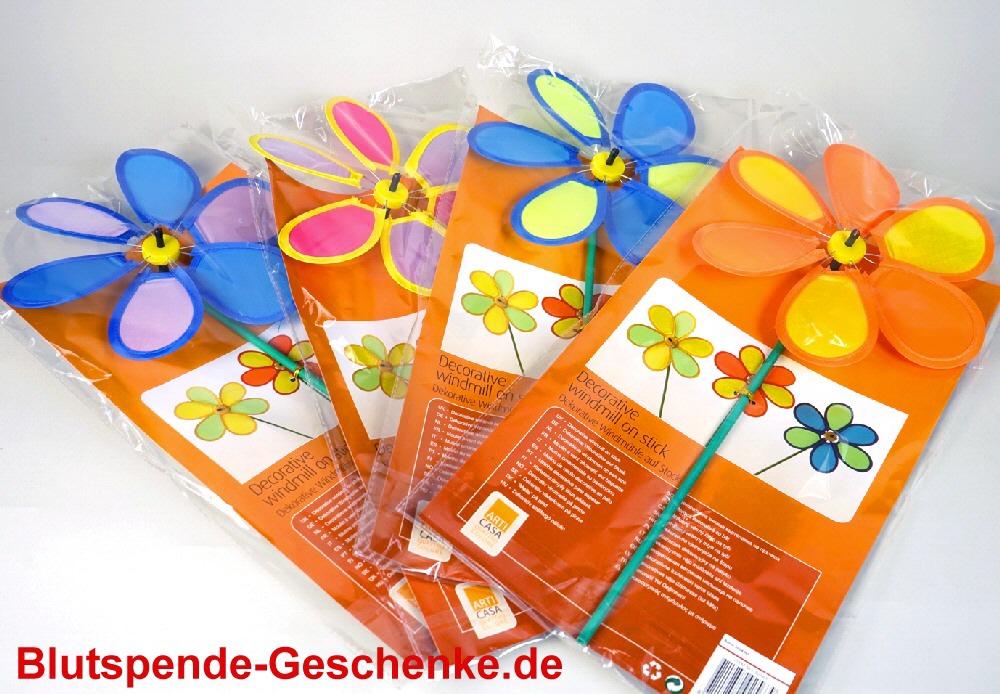 Blutspendegeschenk Windrad klein