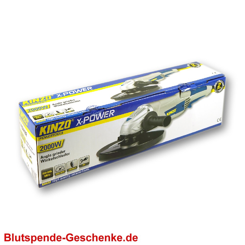 Blutspendegeschenk Winkel-Schleifmaschine