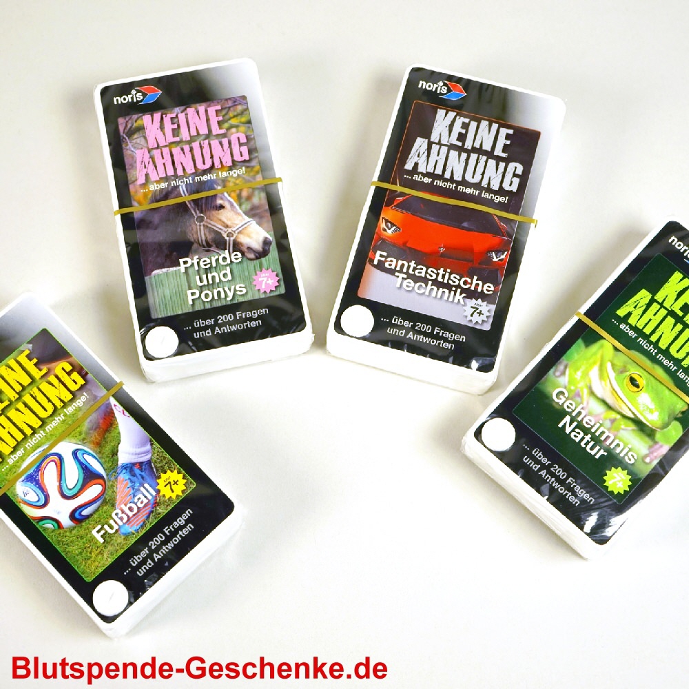 Blutspendegeschenk Wissensfächer