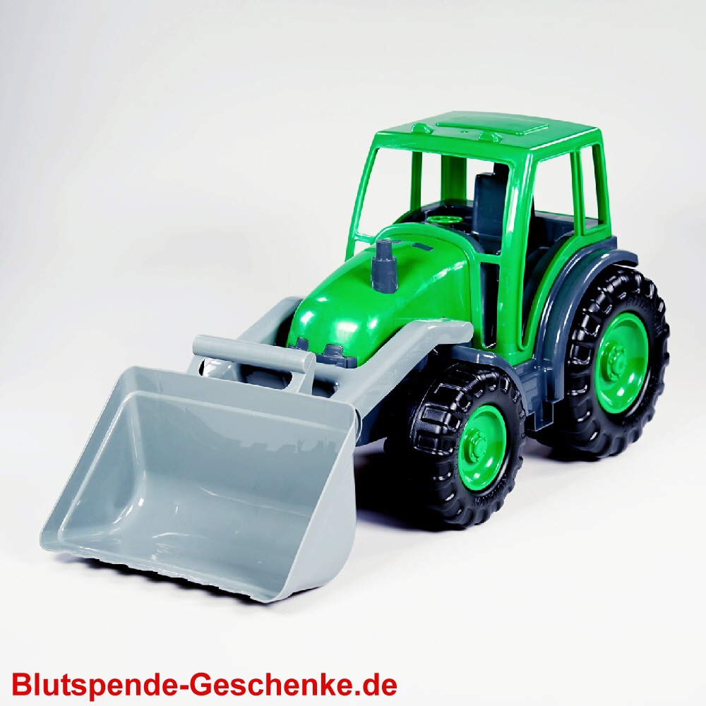 Blutspendegeschenk XXL-Spielzeug-Schaufellader