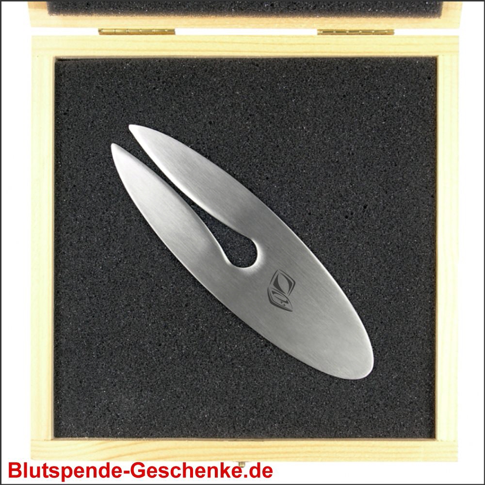 Blutspendegeschenk Brieföffner