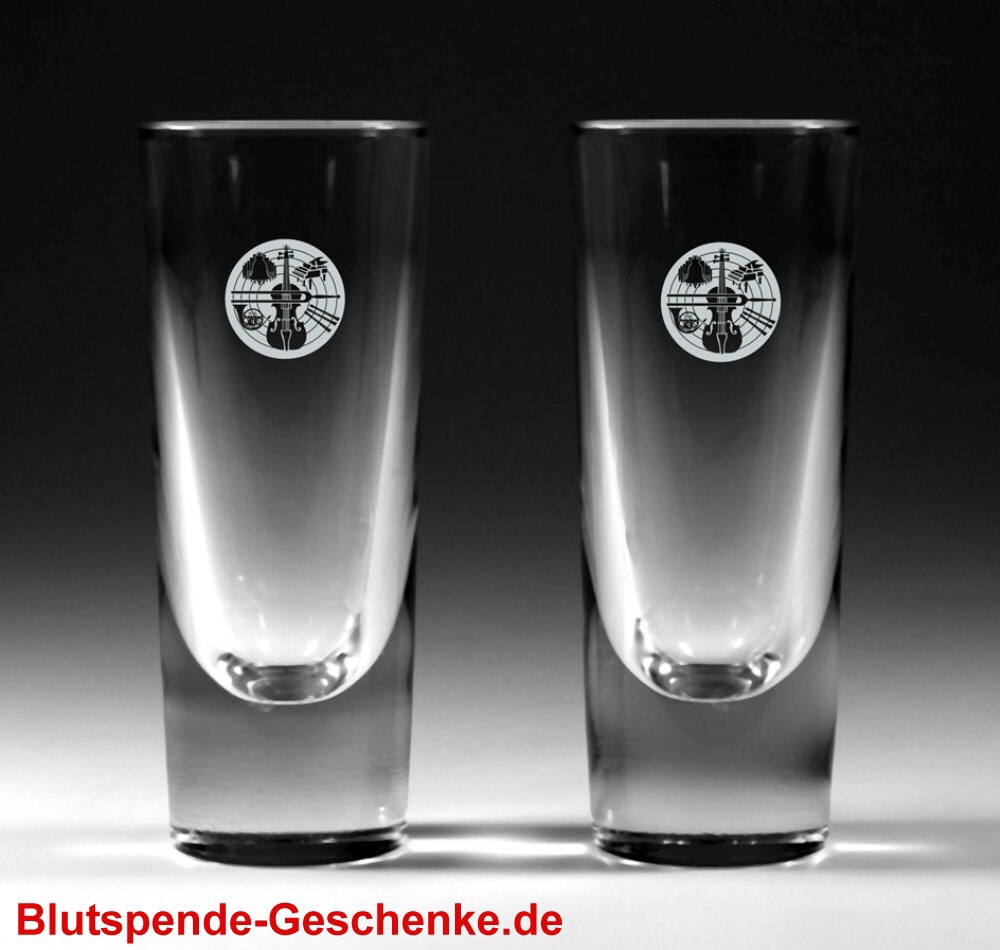 Blutspendegeschenk Likörgläser