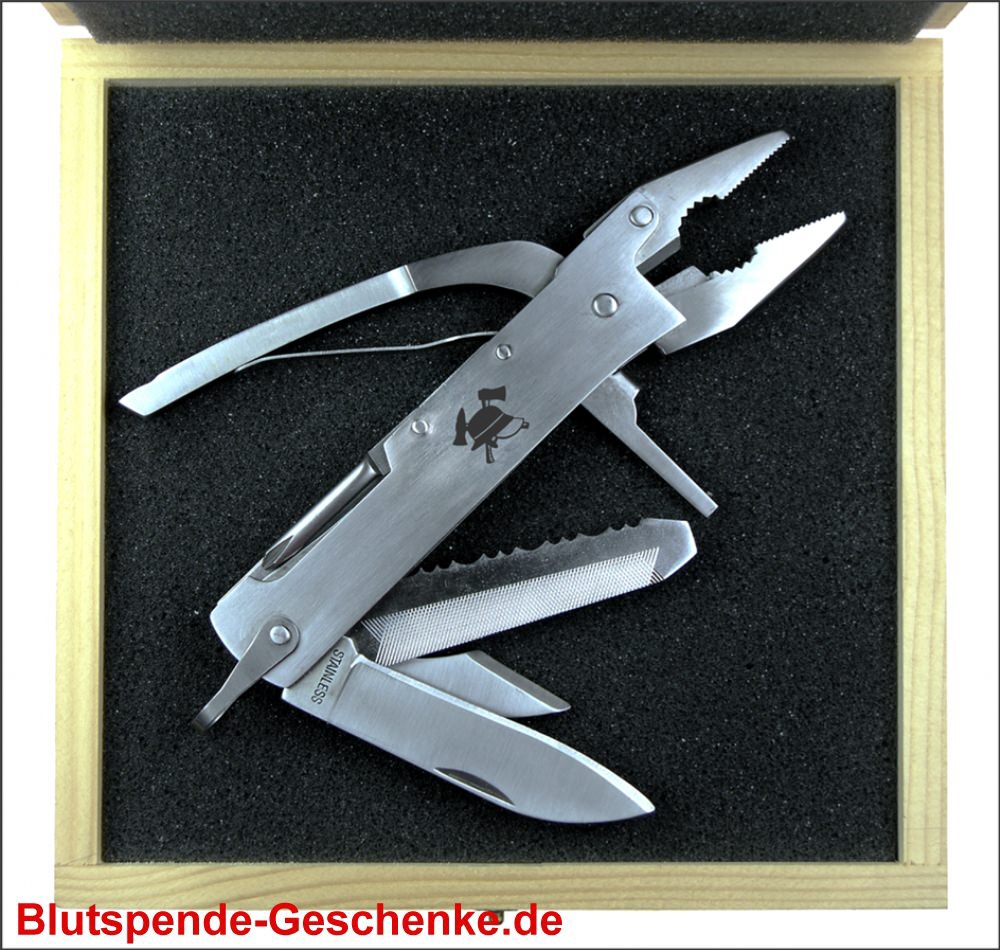 Blutspendegeschenk Multifunktionswerkzeug