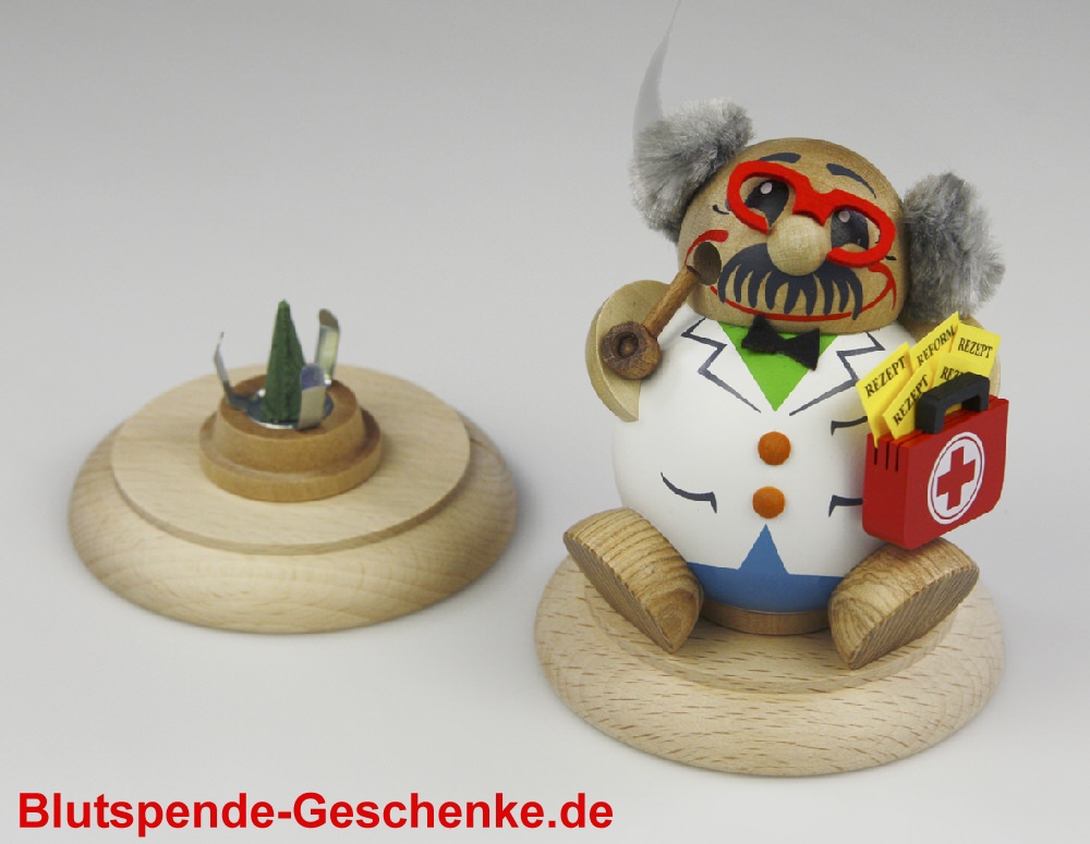 Blutspendegeschenk Räuchermännchen