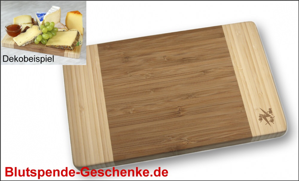 Blutspendegeschenk Schneidbrett