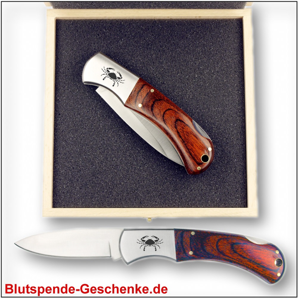 Blutspendegeschenk Taschenmesser